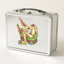 The Unconventional Metal Lunch Box Easter Basket