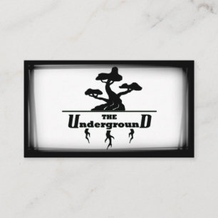 The Underground Business Cards Black & White