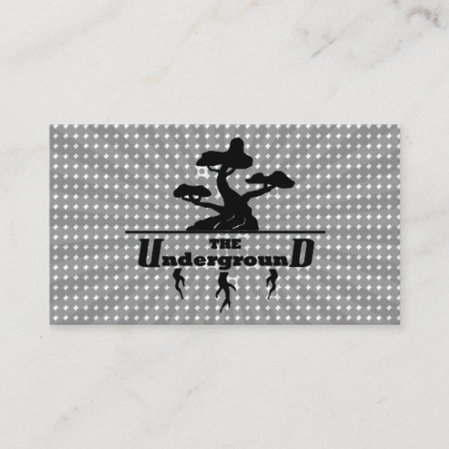 The Underground Business Cards Grey Cage (Front)
