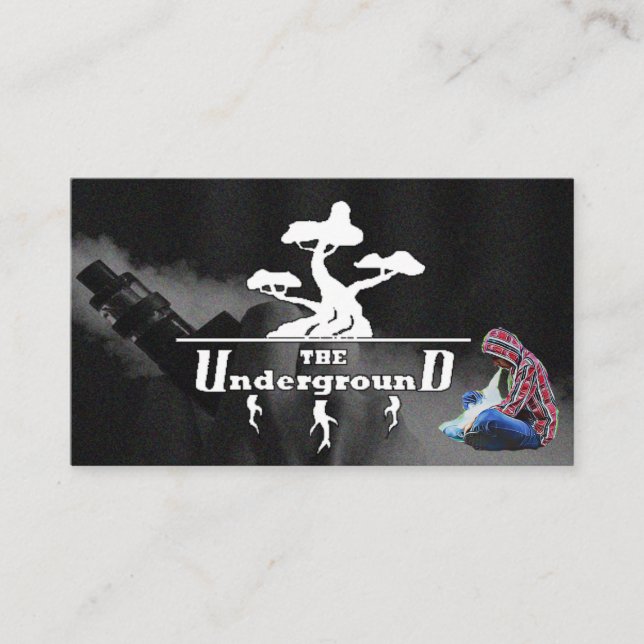 The Underground Business dude Business Card (Front)
