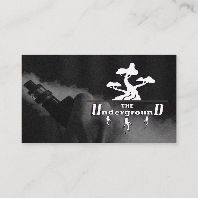 The Underground Business Vape Business Card (Front)