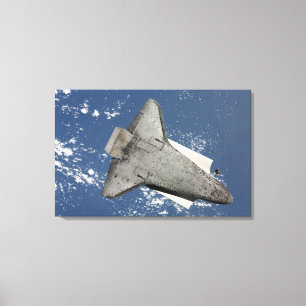 The underside of space shuttle Discovery 2 Canvas Print