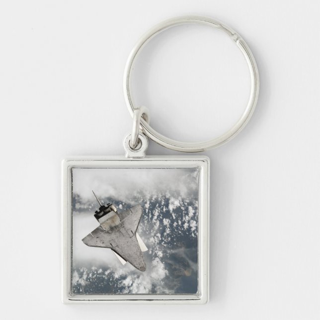 The underside of space shuttle Discovery Key Ring (Front)