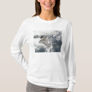 The underside of space shuttle Discovery T-Shirt