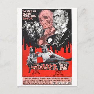 THE UNDERTAKER AND HIS PALS POSTCARD