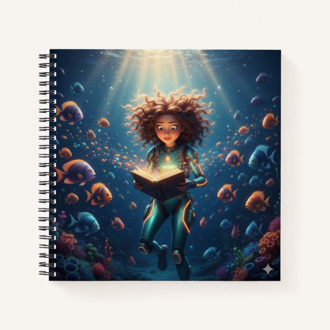 The Underwater Narrator Notebook (Front)