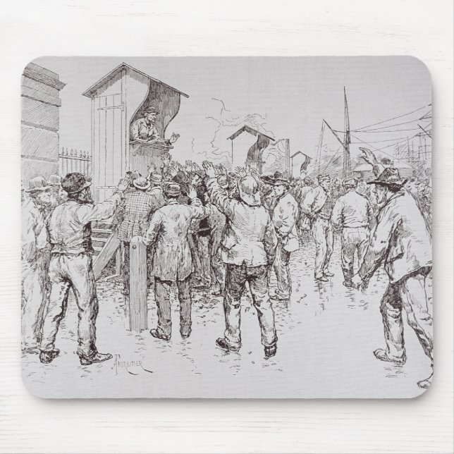 The Unemployed of London Mouse Mat (Front)