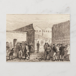 The Unemployed of London Postcard