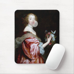 The unexpected arrival of butterflies mouse mat