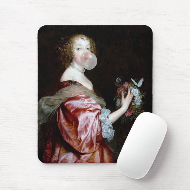 The unexpected arrival of butterflies mouse mat (With Mouse)
