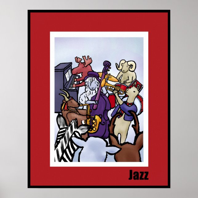The Ungulate Jazz Band Poster (Front)