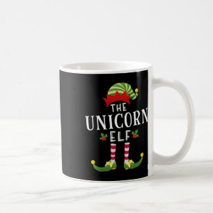 The Unicorn Elf Christmas Matching Pajama Coffee Mug