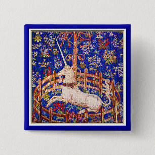 "The Unicorn in Captivity" 15 Cm Square Badge