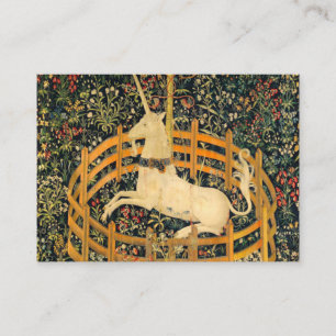 The Unicorn in Captivity Enclosure Card