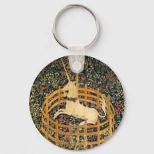 The Unicorn in Captivity Key Ring