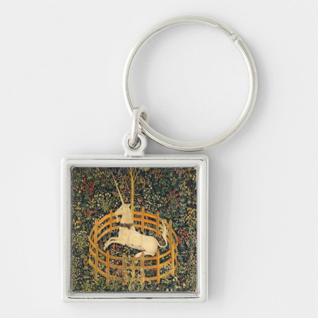 The Unicorn in Captivity Key Ring (Front)