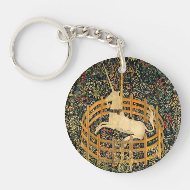 The Unicorn in Captivity Key Ring (Front)