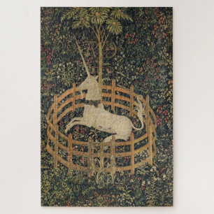 The Unicorn in Captivity, Mediaeval Tapestry  Jigsaw Puzzle