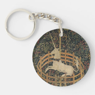The Unicorn in Captivity, Mediaeval Tapestry  Key Ring