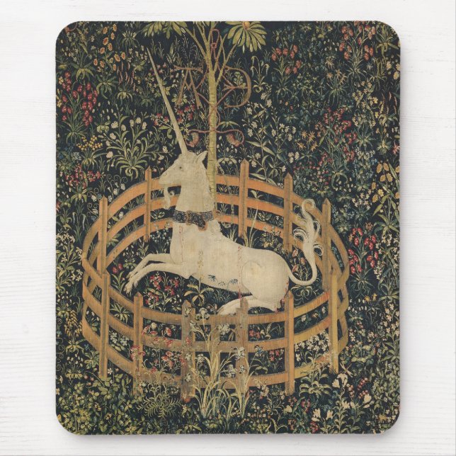 The Unicorn in Captivity Mouse Mat (Front)