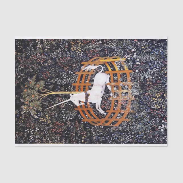 The Unicorn in Captivity Tissue Paper (Front)