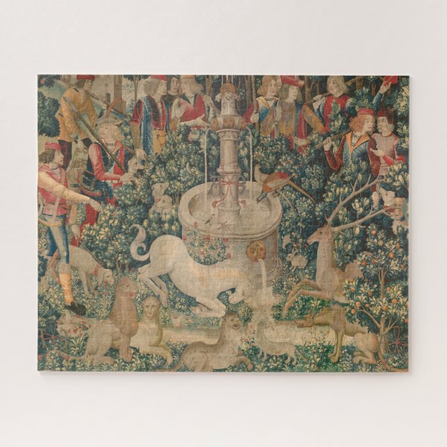 The Unicorn is Found, Mediaeval Tapestry Jigsaw Puzzle (Horizontal)