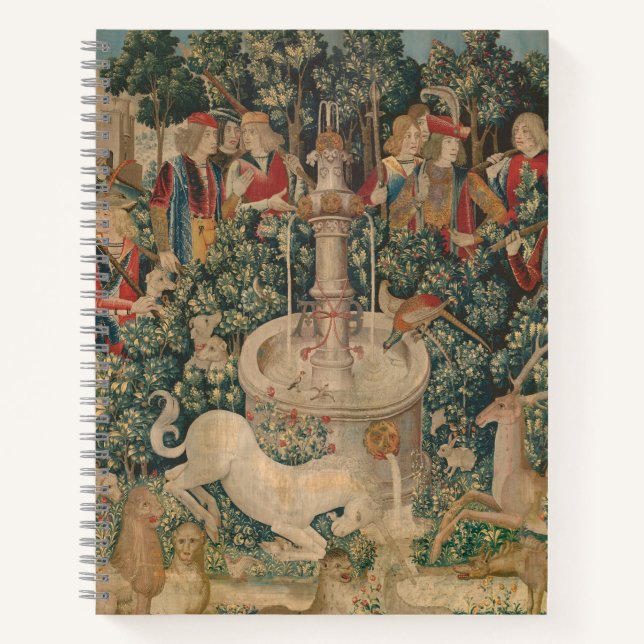 The Unicorn is Found, Mediaeval Tapestry Notebook (Front)