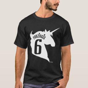 The Unicorn - Kristaps Porzingis (White)  T-Shirt