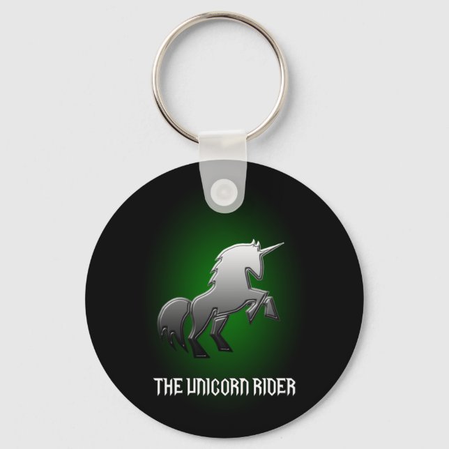 The Unicorn Rider key fob (Front)
