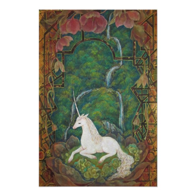 The Unicorn's Secret Garden Poster (Front)