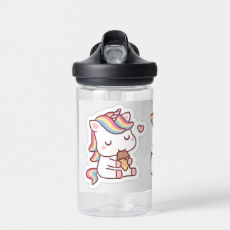 The Unicorn's Sweet Ice Cream Dream Water Bottle