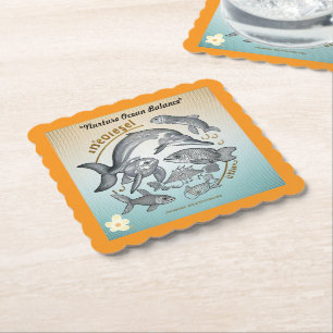 "The Uninhabitable Sea" Paper Coaster