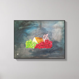 The Uninvited Guest Painting by Alfred Fox Canvas Print