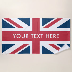 The Union Jack British Flag Beach Towel
