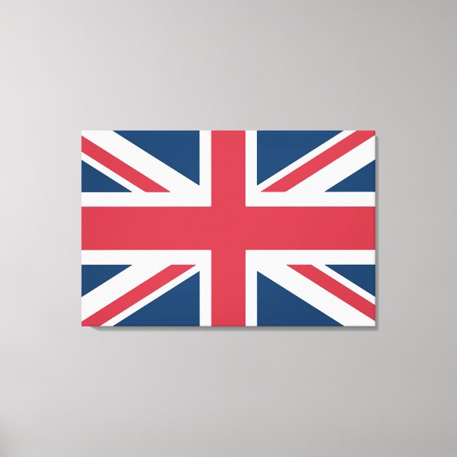 The Union Jack British Flag Canvas Print (Front)