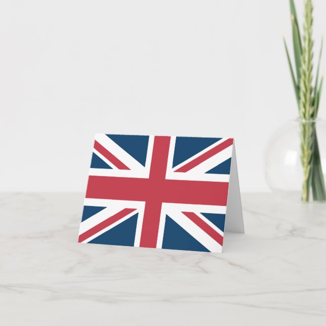 The Union Jack British Flag Card (Front)