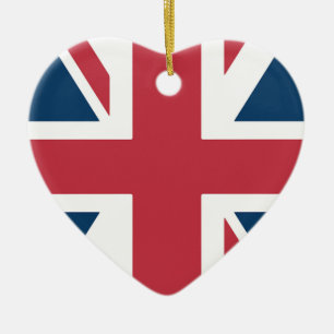 The Union Jack British Flag Ceramic Tree Decoration