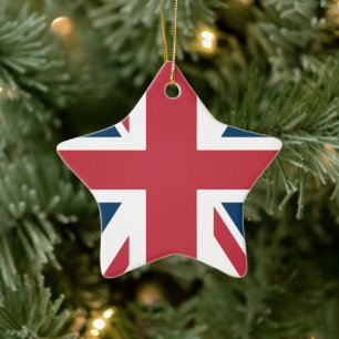 The Union Jack British Flag Ceramic Tree Decoration