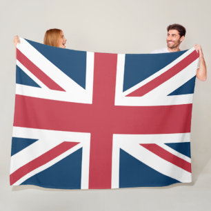 The Union Jack British Flag Fleece Blanket