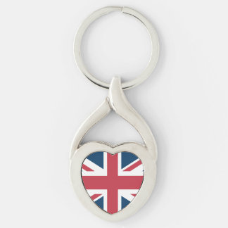 The Union Jack British Flag Metal Keychain
