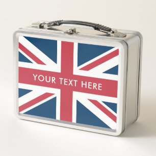 The Union Jack British Flag Metal Lunch Box