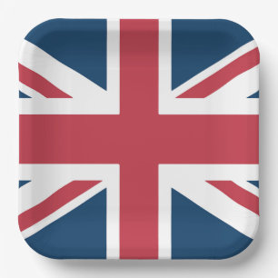 The Union Jack British Flag Paper Plate