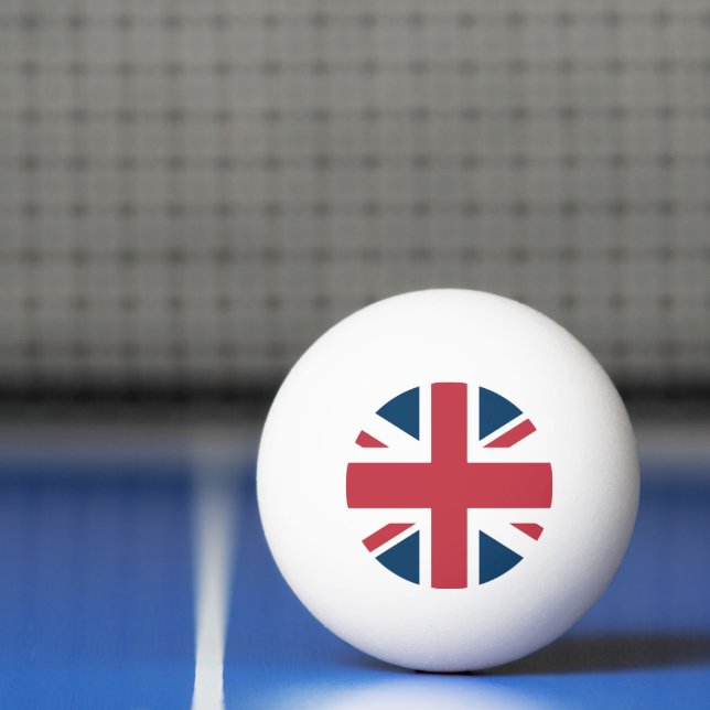 The Union Jack British Flag Ping Pong Ball (Net)
