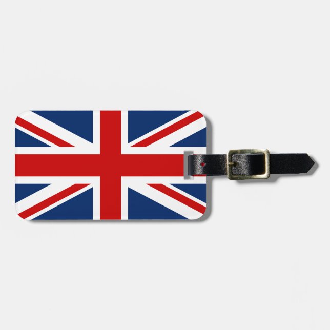 The Union Jack Flag Luggage Tag (Front Horizontal)