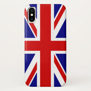 The Union Jack Flag of the UK - United Kingdom iPhone X Case