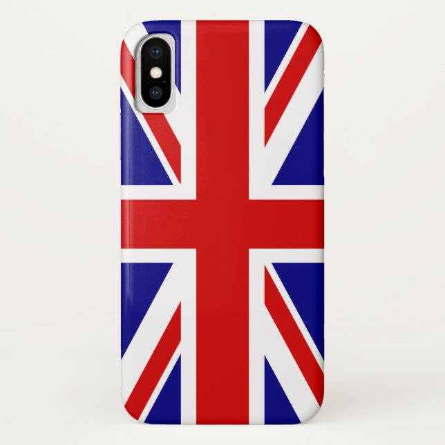 The Union Jack Flag of the UK - United Kingdom Case-Mate iPhone Case (Back)