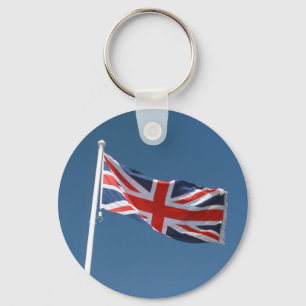 The Union Jack Flag of The United Kingdom Key Ring