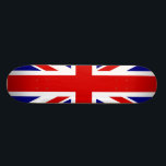 The Union Jack Flag Skateboard<br><div class="desc">The Union Jack Flag of the UK - United Kingdom, which is in Britain. The Union Jack flag symbolises the unity between England, Scotland and Ireland. The colours of the union jack flag are red, blue, white. This design is also available on many other products for you to choose from....</div>