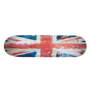 The Union Jack Skateboard