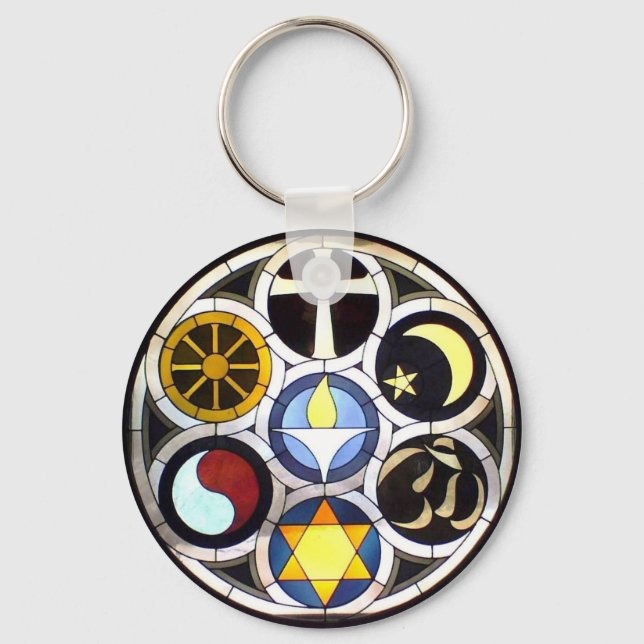 The Unitarian Universalist Church Rockford, IL Key Ring (Front)